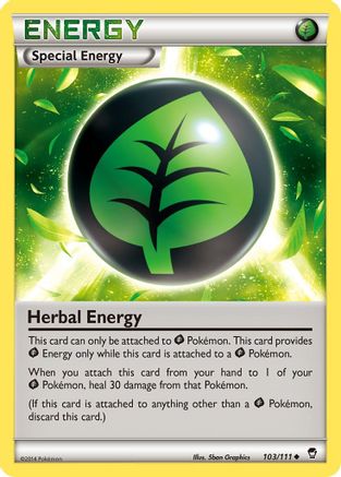 Herbal Energy (103/111) - XFF  - Uncommon - Reverse Holofoil