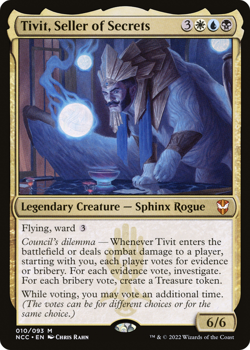 Tivit, Seller of Secrets (NCC-010) - mythic