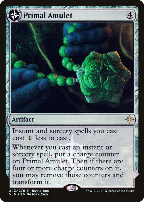 Primal Amulet // Primal Wellspring (BABP-243) - rare: (compasslanddfc) - Foil