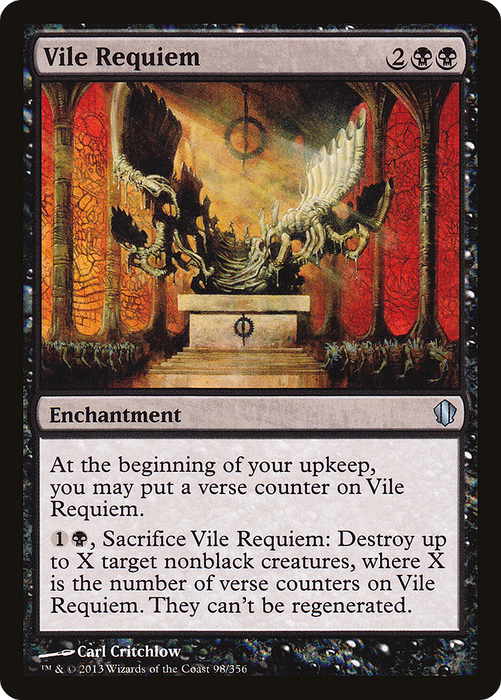 Vile Requiem (C13-098) - uncommon