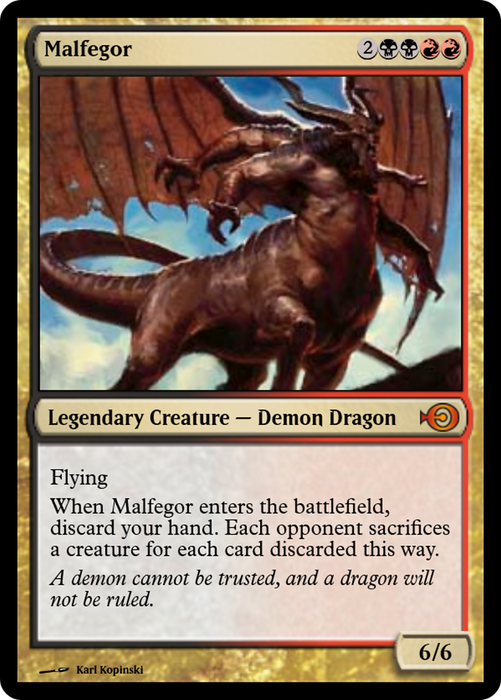 Malfegor (PRM-31971) - mythic - Foil