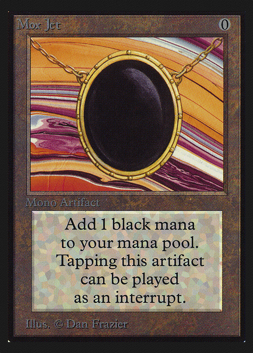 Mox Jet (CED-263) - rare