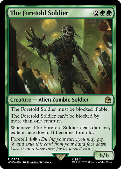 The Foretold Soldier (WHO-707) - rare - Foil