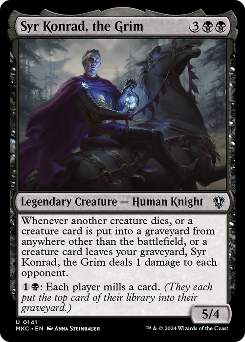 Syr Konrad, the Grim (MKC-141) - uncommon