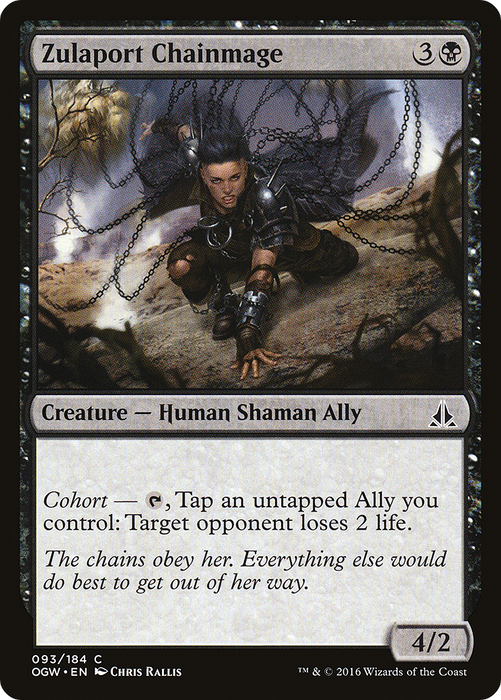 Zulaport Chainmage (OGW-093) - common - Foil