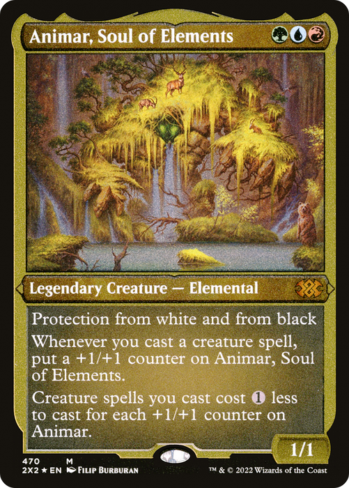 Animar, Soul of Elements (2X2-470) - mythic - Etched Foil
