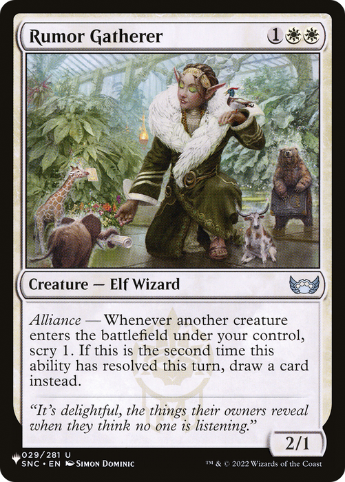 Rumor Gatherer (LIST-SNC-29) - uncommon