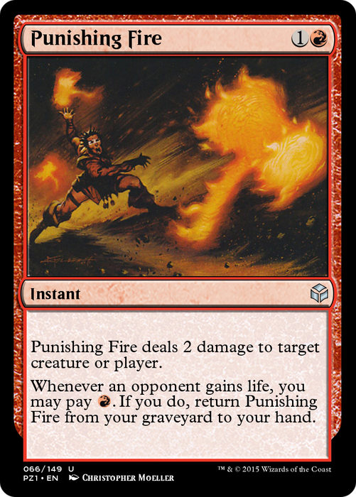 Punishing Fire (PZ1-066) - uncommon - Foil