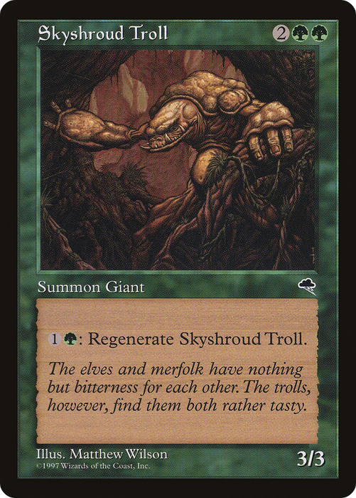 Skyshroud Troll (TMP-257) - common