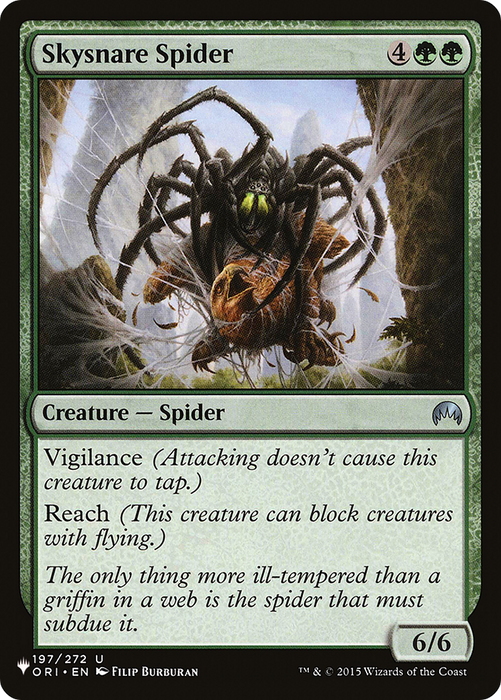 Skysnare Spider (LIST-ORI-197) - uncommon