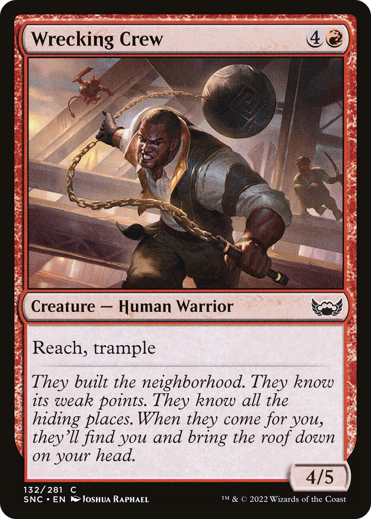 Wrecking Crew (SNC-132) - common - Foil