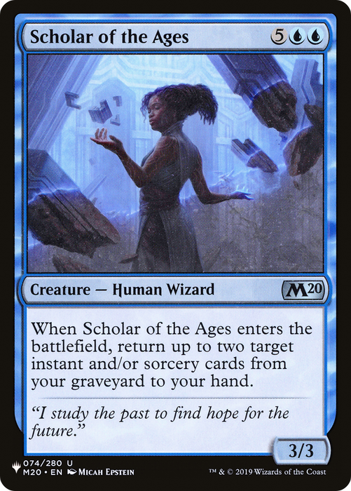 Scholar of the Ages (LIST-M20-74) - uncommon