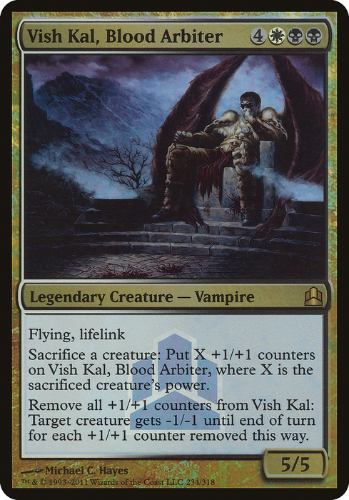 Vish Kal, Blood Arbiter (OVER-234) - rare - Foil