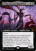 Drana, the Last Bloodchief (ZNR-338) - mythic: (Extended Art) - Foil