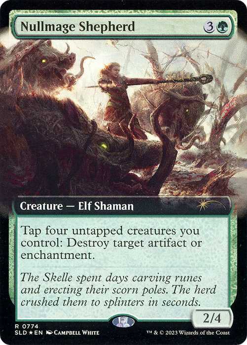 Nullmage Shepherd (SLD-774) - rare: (Extended Art) - Foil