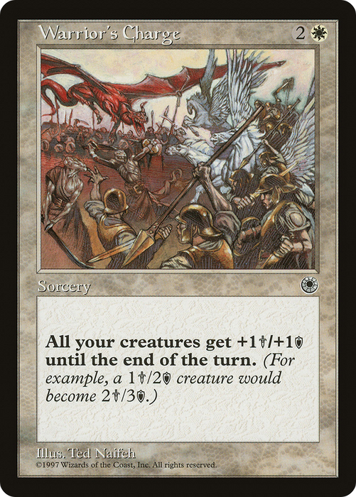 Warrior's Charge (POR-38†) - common