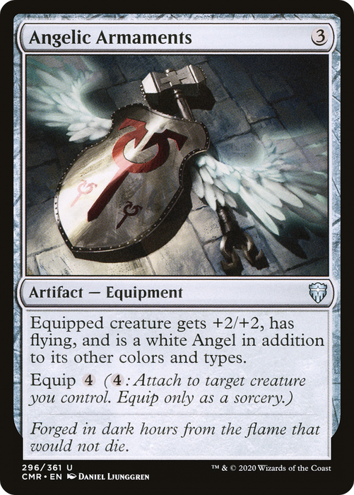 Angelic Armaments (CMR-296) - uncommon