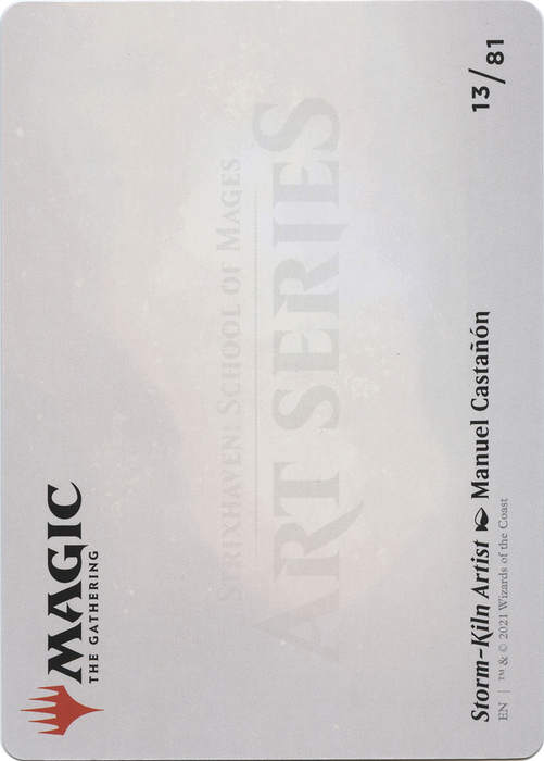 Storm-Kiln Artist // Storm-Kiln Artist (ASTX-013) - common (Borderless) - Foil