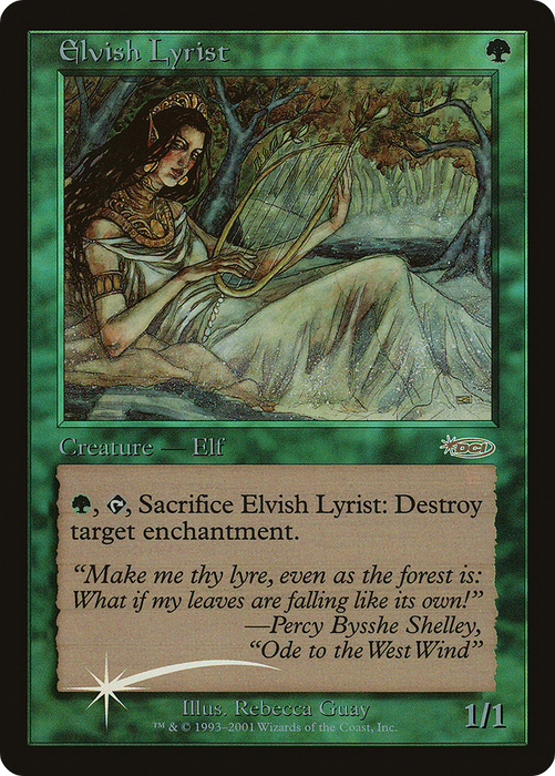 Elvish Lyrist (JSS-005) - rare - Foil