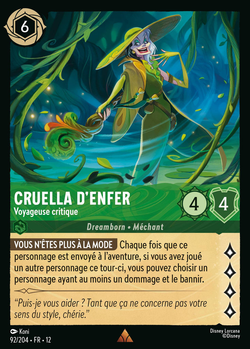 Cruella d'Enfer - Voyageuse critique