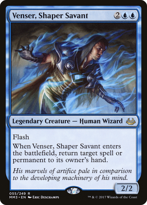 Venser, Shaper Savant (MM3-055) - rare - Foil