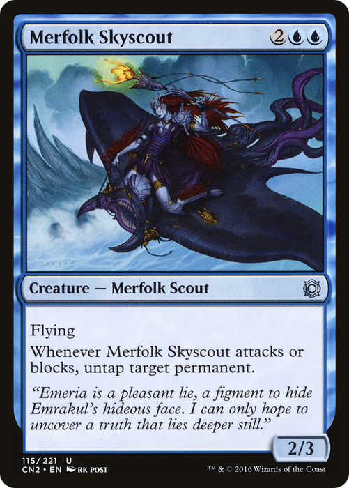 Merfolk Skyscout (CN2-115) - uncommon - Foil