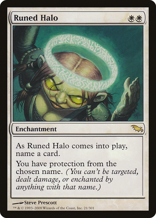 Runed Halo (SHM-021) - rare - Foil