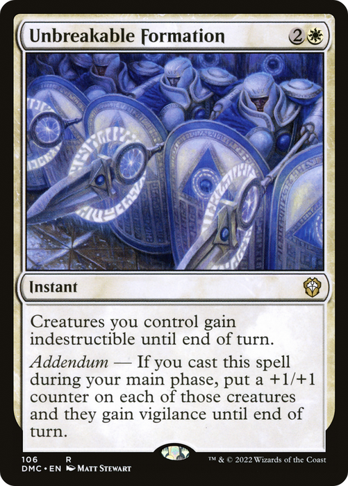 Unbreakable Formation (DMC-106) - rare
