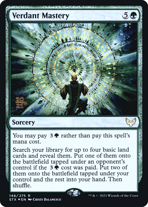 Verdant Mastery (PRE-146S) - rare - Foil