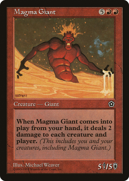 Magma Giant (P02-108) - rare