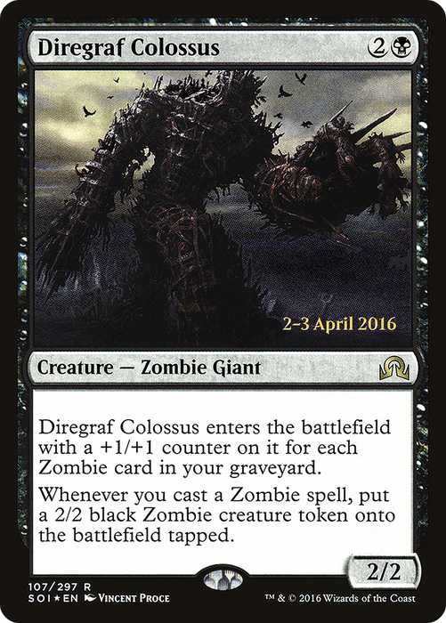 Diregraf Colossus (PRE-107S) - rare - Foil