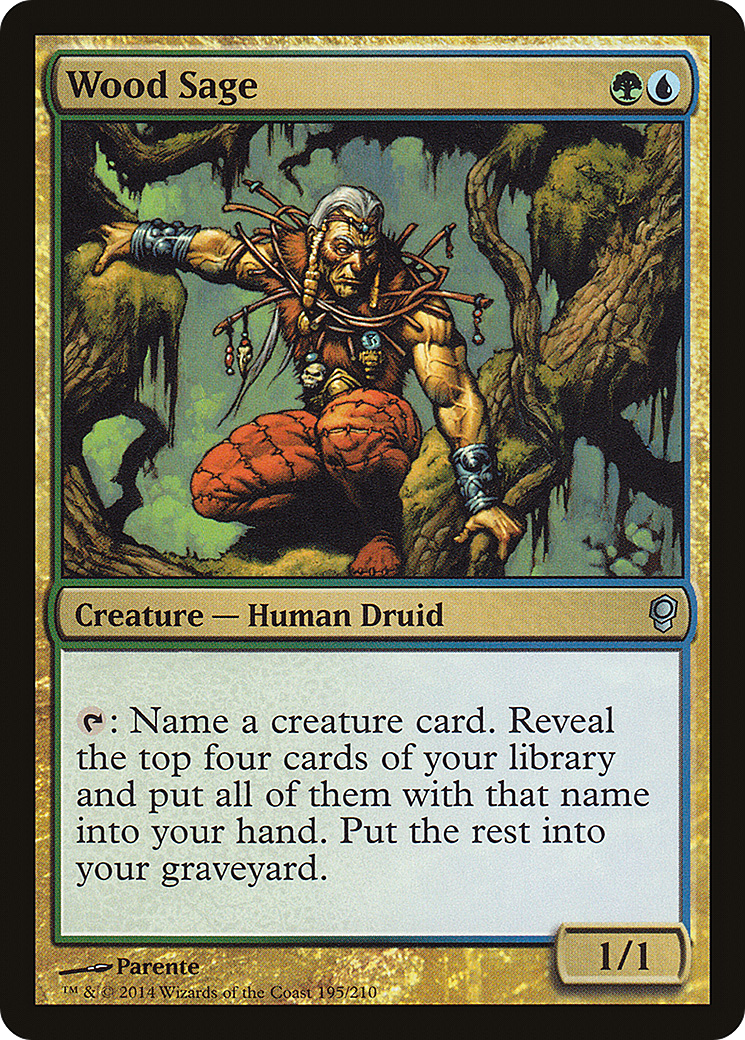 Wood Sage (CNS-195) - uncommon - Foil