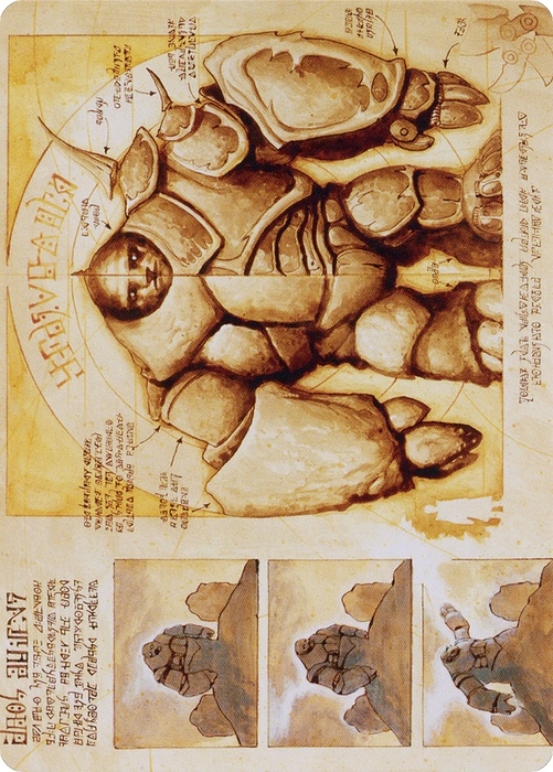 Precursor Golem // Precursor Golem (ABRO-072) - common (Borderless) - Foil