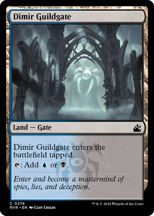 Dimir Guildgate (RVR-276) - common - Foil