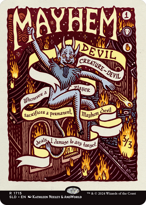 Mayhem Devil (SLD-1715) - rare (Borderless)