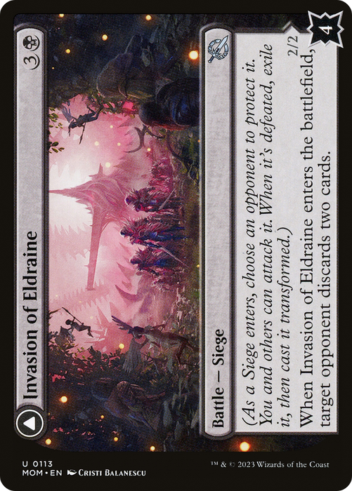 Invasion of Eldraine // Prickle Faeries (MOM-113) - uncommon - Foil