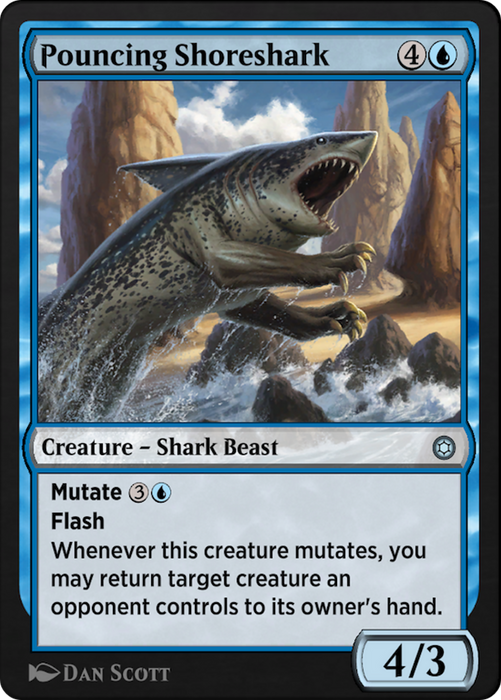 Pouncing Shoreshark (HBG-908) - uncommon