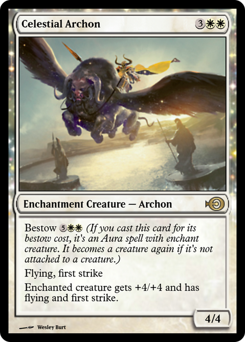 Celestial Archon (PRM-50128) - rare: (enchantment) - Foil