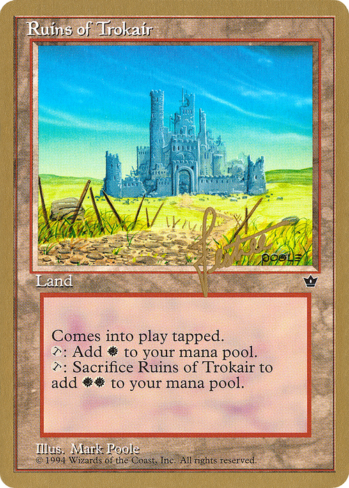 Ruins of Trokair (WCD-BL100) - uncommon