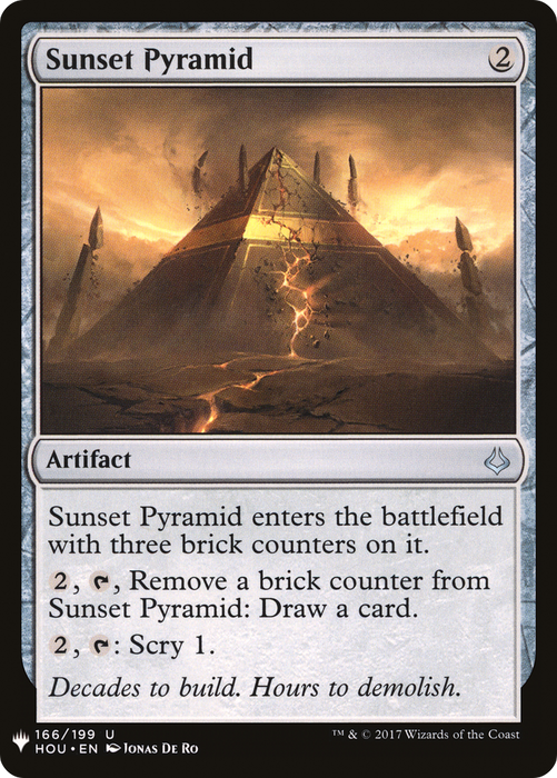 Sunset Pyramid (LIST-HOU-166) - uncommon