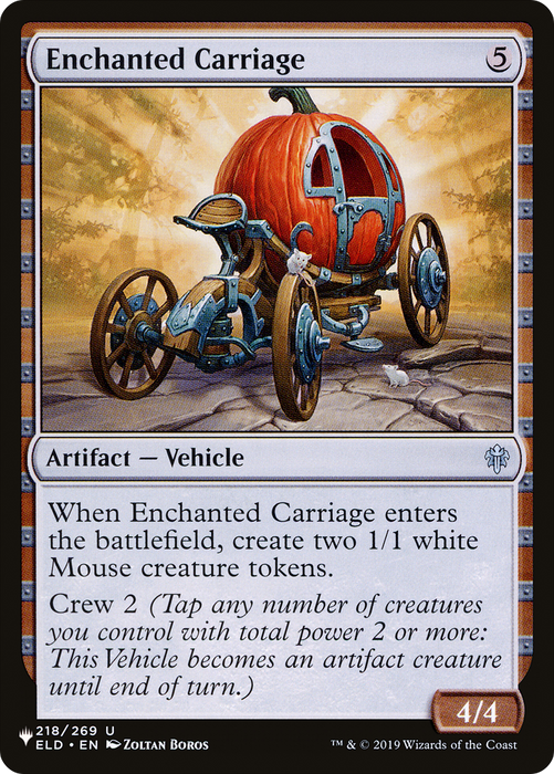 Enchanted Carriage (LIST-ELD-218) - uncommon
