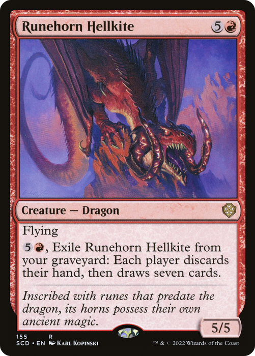 Runehorn Hellkite (SCD-155) - rare