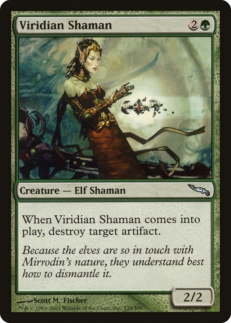 Viridian Shaman (MRD-139) - uncommon - Foil