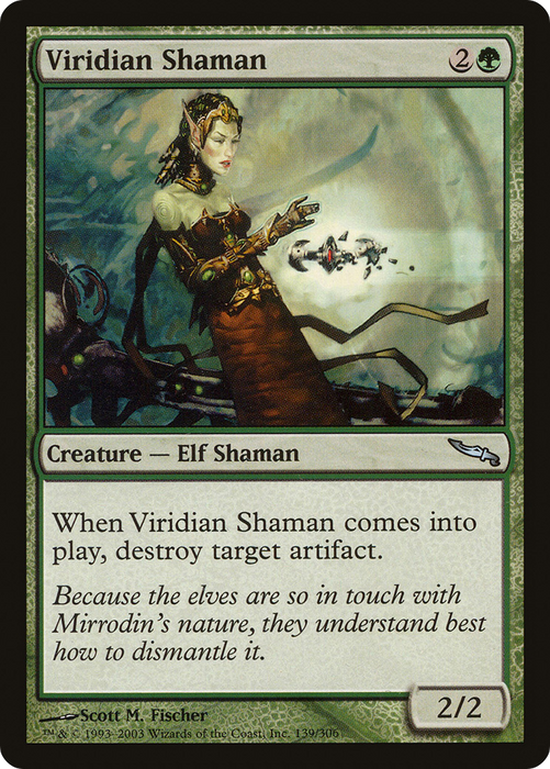 Viridian Shaman (MRD-139) - uncommon - Foil
