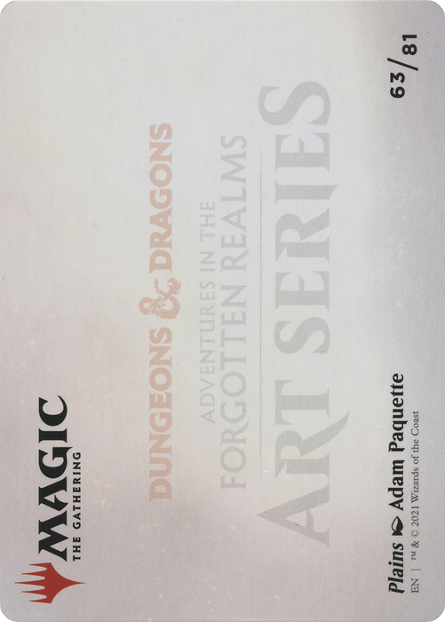 Plains // Plains (AAFR-063) - common (Borderless) - Foil