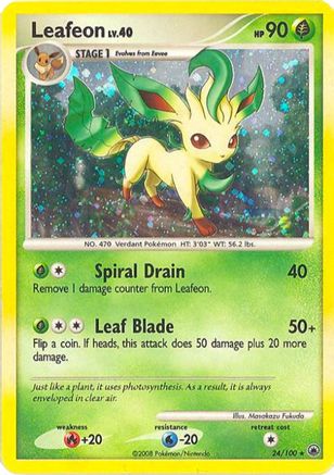 Leafeon (024/100) - DE  - Holo Rare - Holofoil