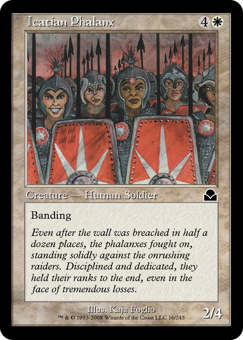 Icatian Phalanx (ME2-016) - common - Foil