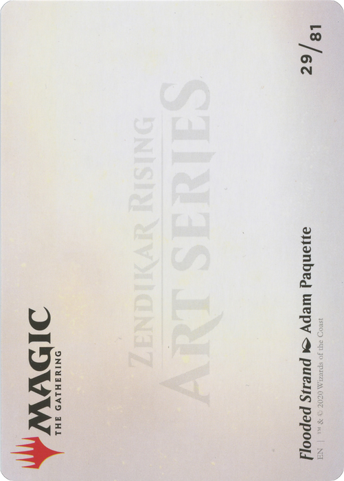 Flooded Strand // Flooded Strand (AZNR-029) - common (Borderless)