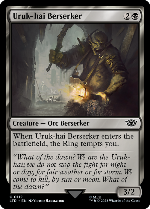 Uruk-hai Berserker (LTR-112) - common