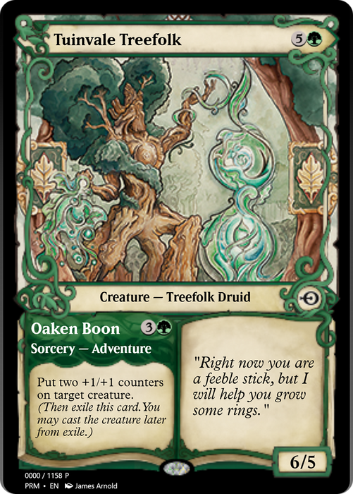 Tuinvale Treefolk // Oaken Boon (PRM-78818) - common - Foil